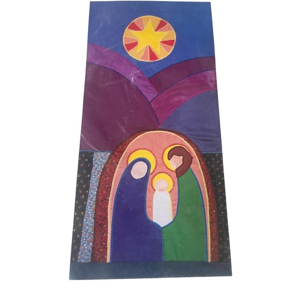 Church Advent Christmas Banner Sewing Pattern NEW/Uncut | Living the Good News - Picture 2 of 5